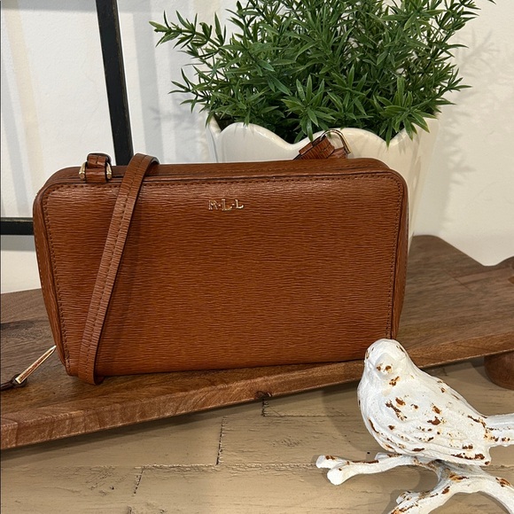 Polo Ralph Lauren Handbags - Polo by Ralph Lauren Tan Crossbody Bag
